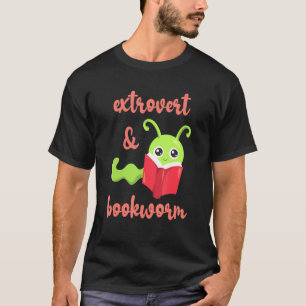 Camiseta Bookworm Extrovert - Diversión leyendo libro 2