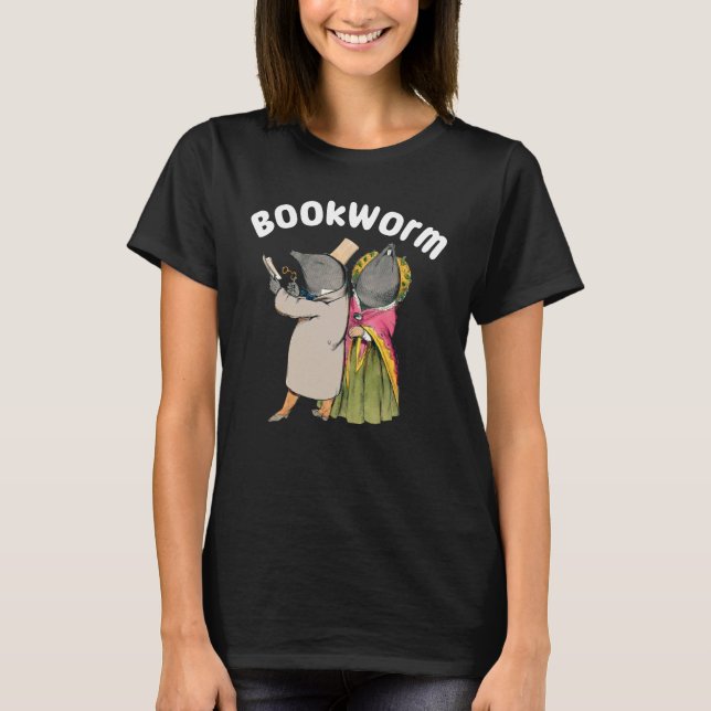 Camiseta Bookworm Funny Animal (Anverso)