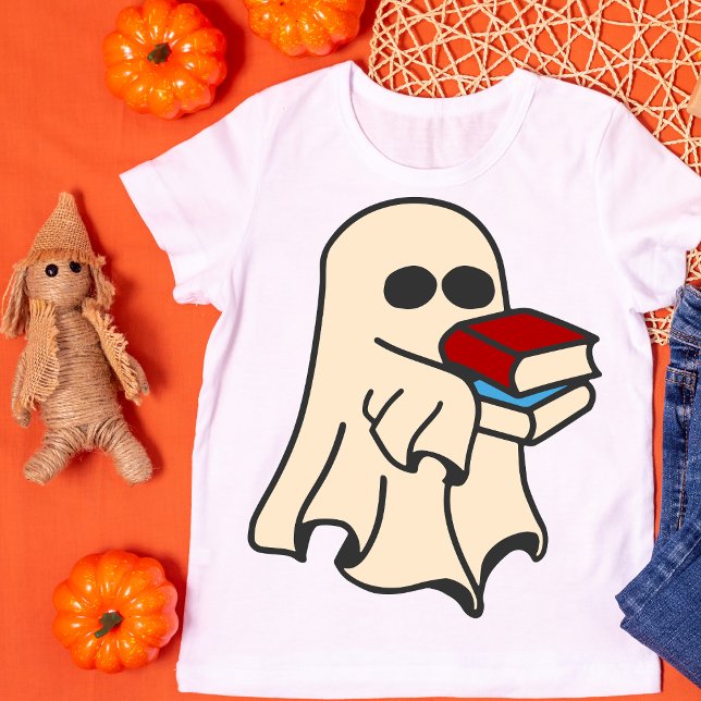 Camiseta Bookworm Ghost Halloween (Subido por el creador)