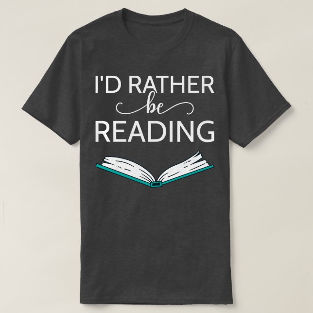 Camiseta Bookworm Id Prefiere Leer II (Diseño del anverso)