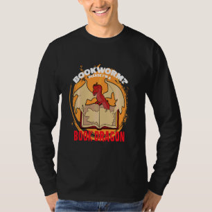 Camiseta Bookworm Por Favor Soy Un Libro Dragon Book Junkie