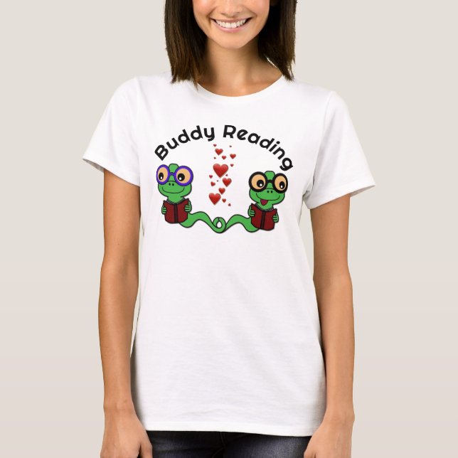 Camiseta Bookworms Buddy Reading (Anverso)