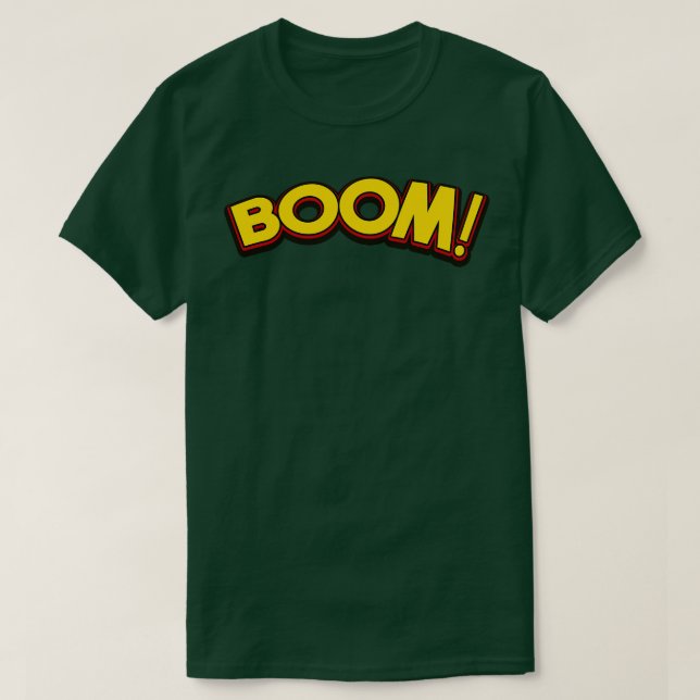 CAMISETA BOOM (Diseño del anverso)