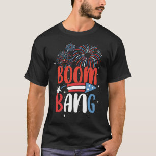 Camiseta Boom Bang Estados Unidos 4 De Julio Bandera Americ