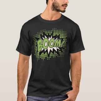 Camiseta Boom Bang Pow Comic Book Eplosion Spebble Bubble