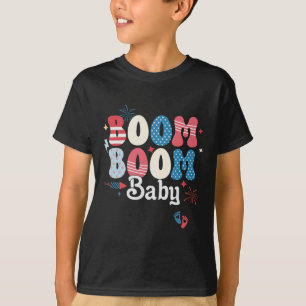 Camiseta Boom Boom Baby 4 de Julio Día de la Independencia