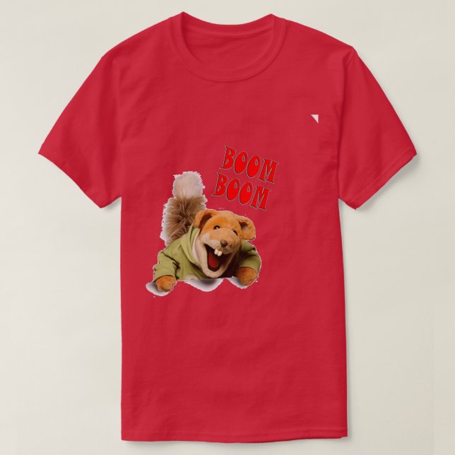 Camiseta boom boom basil brush (Diseño del anverso)