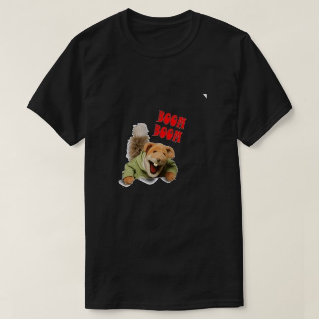 Camiseta boom boom basil brush Essential (Diseño del anverso)