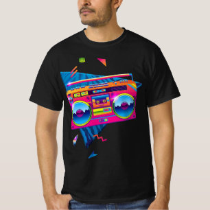 Camiseta Boom Box de los 80
