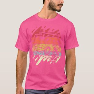 Camiseta Boom Box Ghetto Blaster Radio Retro El Hip De Los 