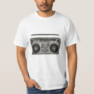 Camiseta Boom Box Ghetto Blaster Retro ochenta y noventa