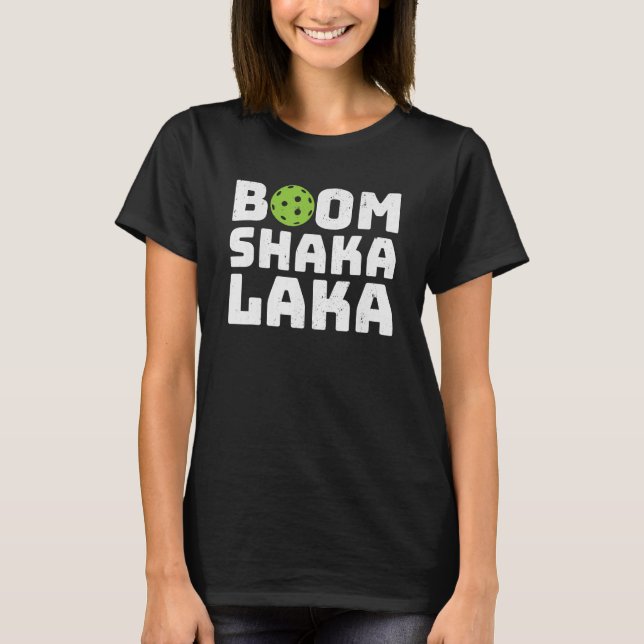 Camiseta Boom de futbol Shaka Laka gráfico para hombres y m (Anverso)