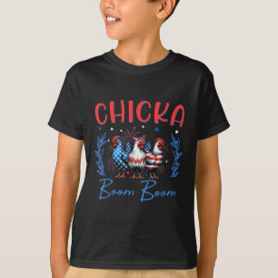 Camiseta Boom de pollo en un boom de embarazo en un índice