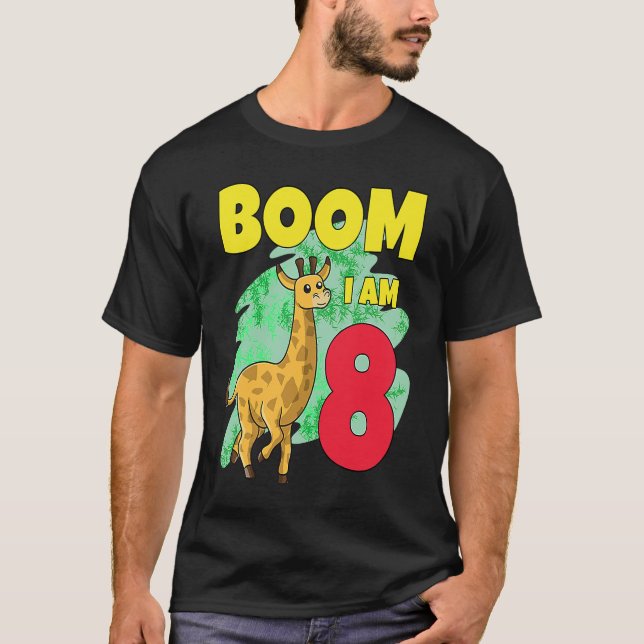 Camiseta Boom Im 8 Giraffe (Anverso)