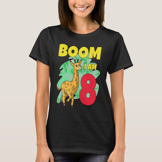 Camiseta Boom Im 8 Giraffe (Anverso)