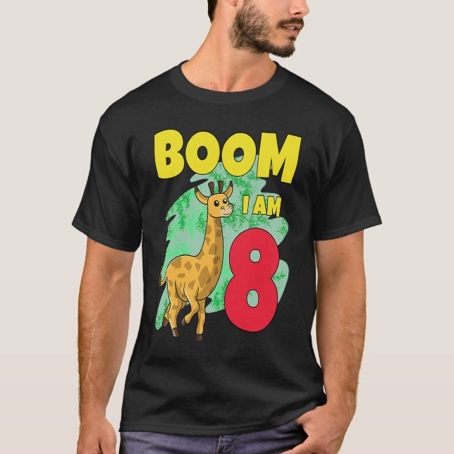 Camiseta Boom Im 8 Giraffe (Anverso)