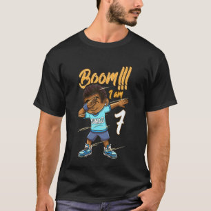 Camiseta Boom Infantil Niño De 7 Años Nacido