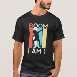 Camiseta Boom infantil Tengo 1 año de nacimiento Fiesta Dab