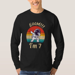 Camiseta Boom Infantil Tengo 8 Astronautas Atracadores Octa