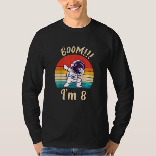 Camiseta Boom Infantil Tengo 8 Astronautas Atracadores Octa