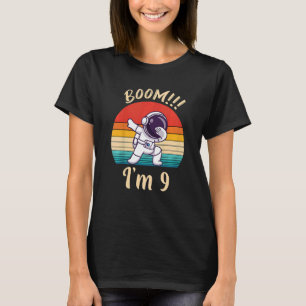 Camiseta Boom Infantil Tengo 9 Astronautas Astronautas 9 Añ