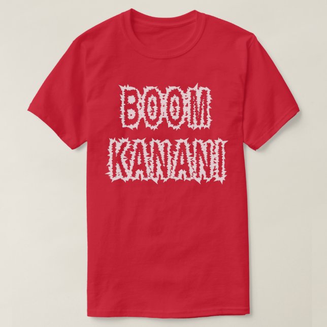 Camiseta Boom Kanani Hawai Pidgin Inglés Boomkanani Ha (Diseño del anverso)