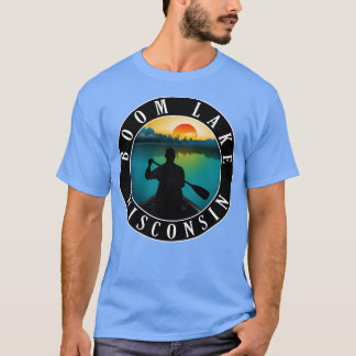 Camiseta Boom Lake Wisconsin Canoeing
