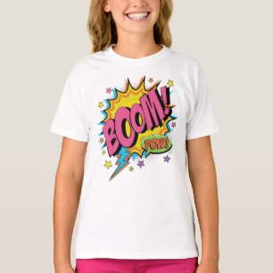 Camiseta BOOM POW Comic Sweatshirt - Retro
