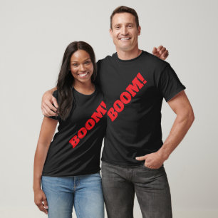 Camiseta BOOM Profesional elegante moderno minimalista simp