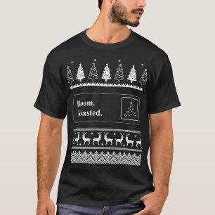 Camiseta Boom Roast Funny Fiesta de oficina Navidades feos