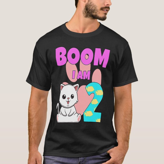 Camiseta Boom Soy 2 Gato (Anverso)