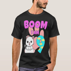 Camiseta Boom soy 9 gato