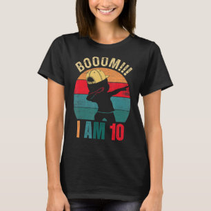 Camiseta Boom Tengo 10 años y estoy matando niños con 10 añ