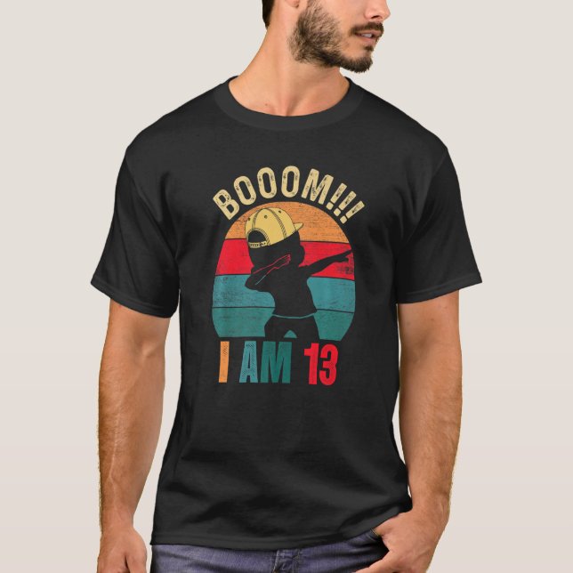 Camiseta Boom Tengo 13 Años Abandonando Niños 13 Años (Anverso)