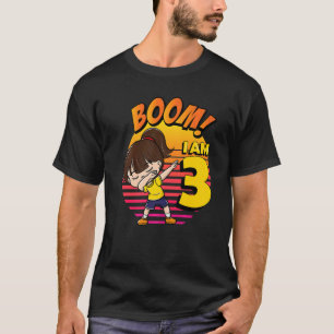 Camiseta Boom Tengo 3 Chicas Cumpleaños 3 Fiesta 1