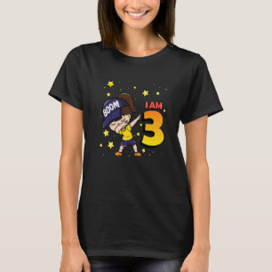 Camiseta Boom Tengo 3 Chicas Fiesta de cumpleaños 3