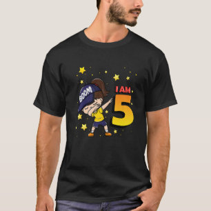 Camiseta Boom Tengo 5 Chicas Cumpleaños V Fiesta de Cumplea
