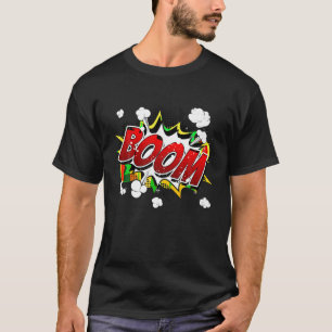 Camiseta Boom Vintage Pop Art Retro Comic Book Gift