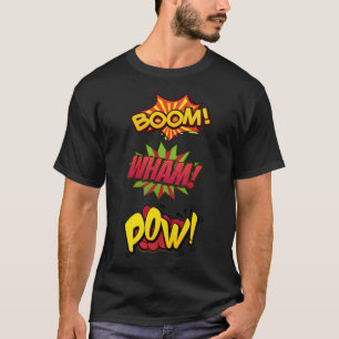 Camiseta Boom Wham Pow Comic Bubbles gallop martinshof