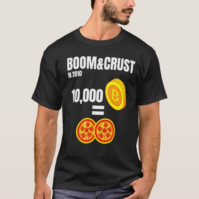 Camiseta Boom y Crusthistoria de Bitcoin Btc Cripto Cripto (Anverso)