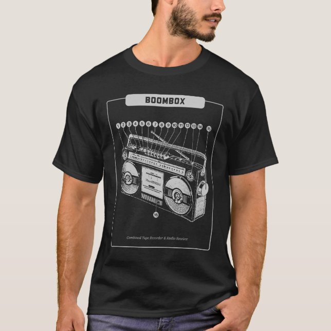 Camiseta Boombox (Anverso)