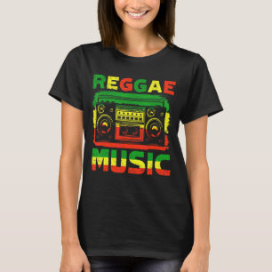 Camiseta Boombox de música reggae jamaiquino