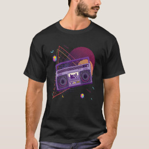 Camiseta Boombox de Rap Old School 80's 90s