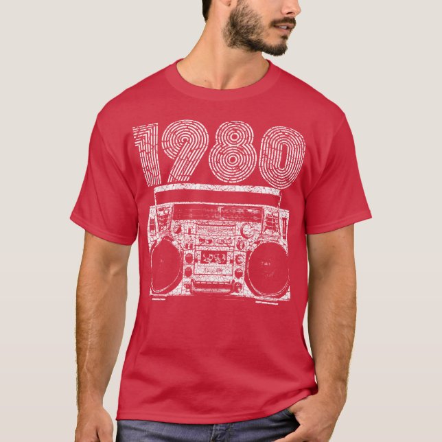 Camiseta Boombox el an o 80 (Anverso)
