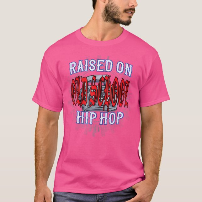 Camiseta Boombox Ghetto Blaster Rap Rb Old School Hip Hop (Anverso)
