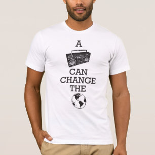 Camiseta Boombox puede cambiar el mundo