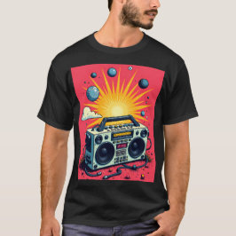 Camiseta Boombox retro
