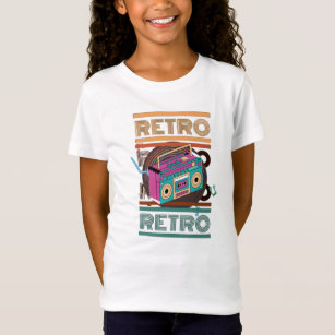 Camiseta Boombox retro de los años 80
