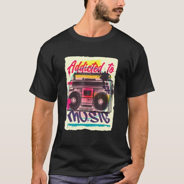 Camiseta Boombox Urban Graffiti (Anverso)
