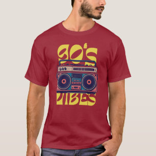 Camiseta Boombox vibe vintage de los 90